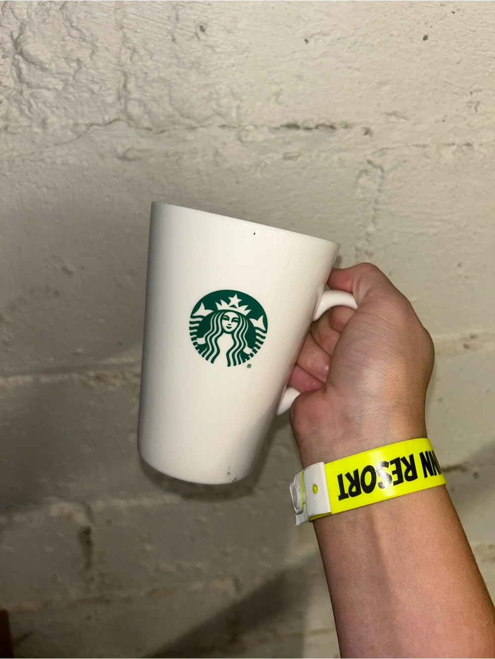 Starbucks White Mug with Green Logo